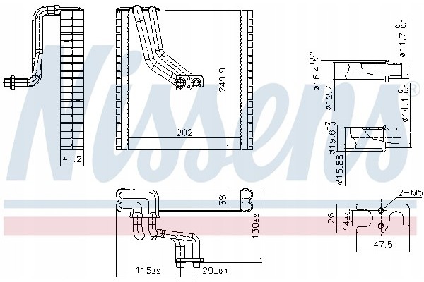VW AIR CONDITIONING EVAPORATOR Car type buses cargo vans passenger cars