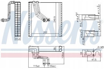 VW AIR CONDITIONING EVAPORATOR Car type buses cargo vans passenger cars