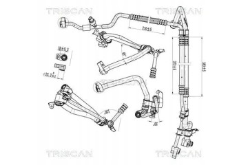 AIR CONDITIONING CABLE 9010 16058 TRISCAN FORD Packaging status original