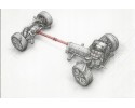 Drive shaft FORD Kuga 2008 2012 L 1990mm OE 31256426 9V4N 7L190 AA Catalog number of the part DSFD 07 AN