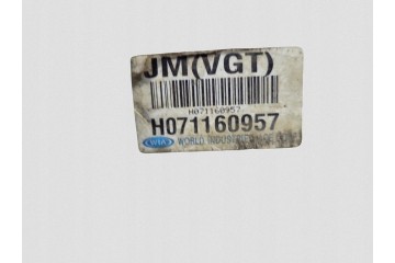 2008 KIA Sportage Front differential JMVGT Car type 4x4 SUV