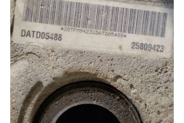 2013 Opel Antara Rear differential 25809423 Installation side rear