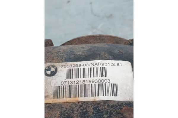 2014 BMW 3 GT F34 Rear differential 7603759 Installation side rear