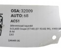 Diferencial del eje trasero para S-CLASS Coupé (C140) 1993 A140351040
