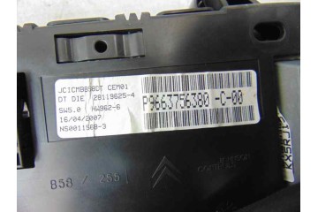 96637756380  CUADRO INSTRUMENTOS CITROEN C4 PICASSO * 2007 96637756380 177020 CITROEN - 5