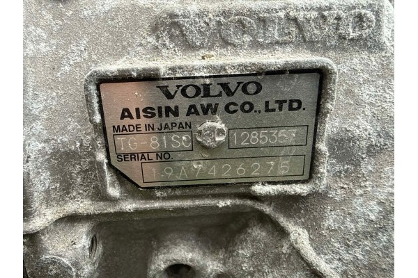 AUTOMATYCZNA SKRZYNIA BIEGOW Volvo V60 S60 II 2 0 D DIESEL _ TG 81SC 1285 Catalog number of the part TG 81SC 1285357