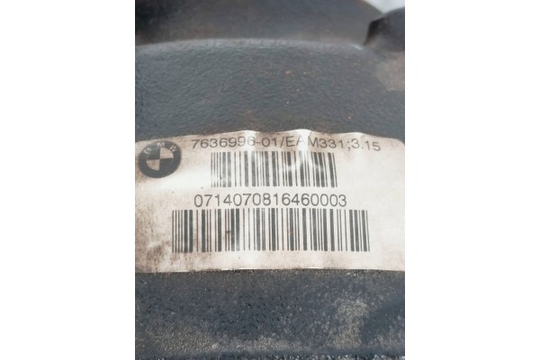 2016 BMW X5 F15 Rear differential 7636996 Installation side rear