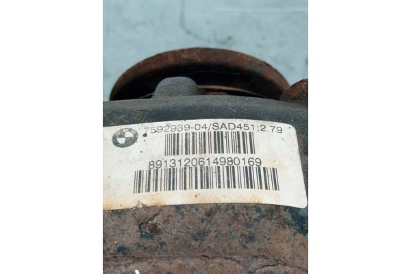 2012 BMW X1 E84 Rear differential 7592939 Installation side rear