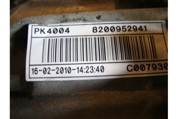 Transmission Renault Laguna III 2 0 DCI PK4004 8200952941 Part manufacturer Renault OE
