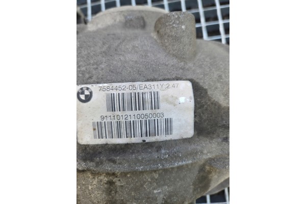 DIFFERENTIAL BRIDGE REAR 2 47 BMW F10 F11 N57 3 0D 525D 530D Catalog number of the part 7584452 2 47 33107584453