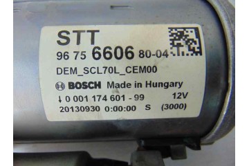 9675660680 MOTOR ARRANQUE CITROEN C4 CACTUS