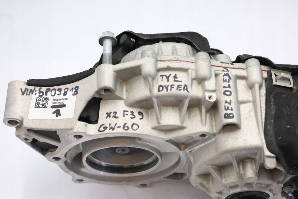 BRIDGE REAR DIFFERENTIAL 8615258 BMW X1 F48 X2 F39 F45 HYBRID Catalog number of the part 8615258MWGK845487
