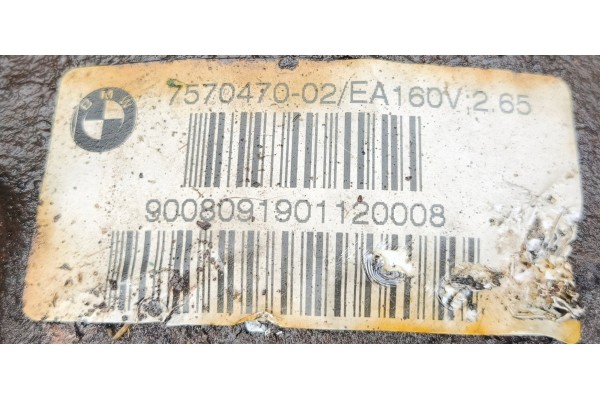 BMW 5 E61 E60 3 0 D BRIDGE DIFFERENTIAL REAR 7570470 2 65 Catalog number of the part BMW 5 E61 E60 3 0 D MOST DYFER DYFERENCJA T