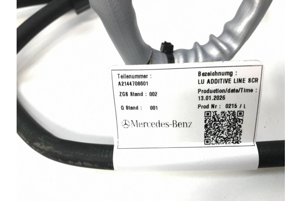 MERCEDES E W214 S214 X214 TUBE HOSE ADBLUE A2144708601 Car type passenger cars