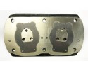 Complete valve plate for HS 31x 602 05 and 602 07 FOS Polmo Part manufacturer Polmo