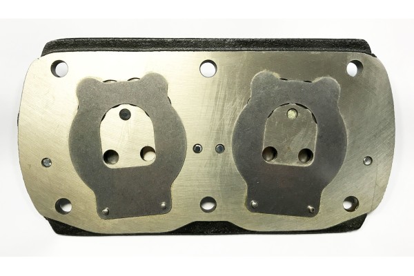 Complete valve plate for HS 31x 602 05 and 602 07 FOS Polmo Part manufacturer Polmo