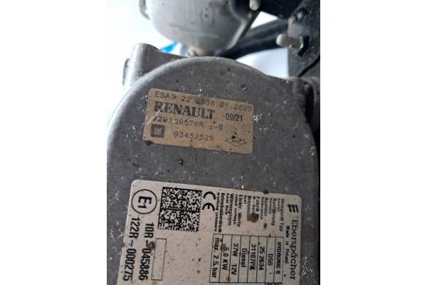 WEBASTO PARKING HEATER RENAULT HITC III LIFT 2 0 DCI Customs tariff code 87089997
