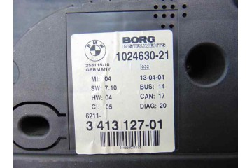 3413127 CUADRO INSTRUMENTOS BMW SERIE X3 (E83) 3.0d 2004 3413127 179529 BMW - 1