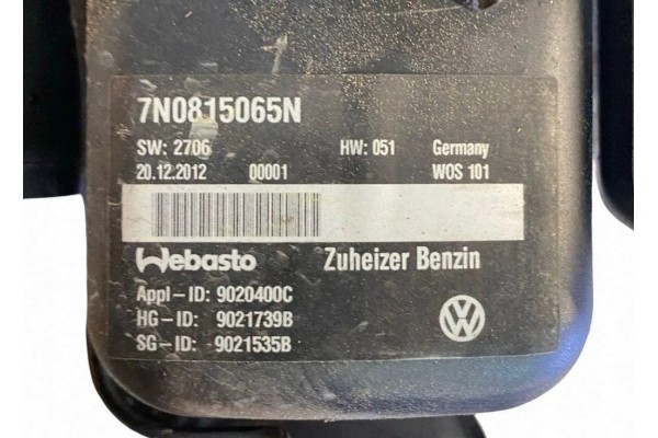 Silenciador Webasto VW Sharan 7N SEAT Alhambra 5N0819194