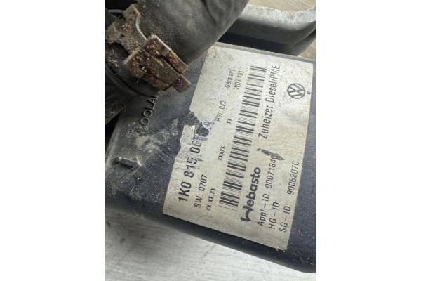Webasto VW TOURAN 1T1 1T2 1K0815065 diesel 74kW 2003 Customs tariff code 87089997