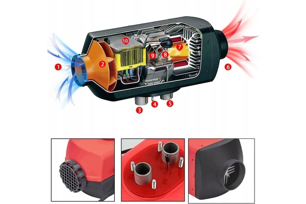 8KW 12V AIR HEATER PORTABLE FAST HEATING FOR CAR Car type 4x4 SUV passenger cars cargo vans