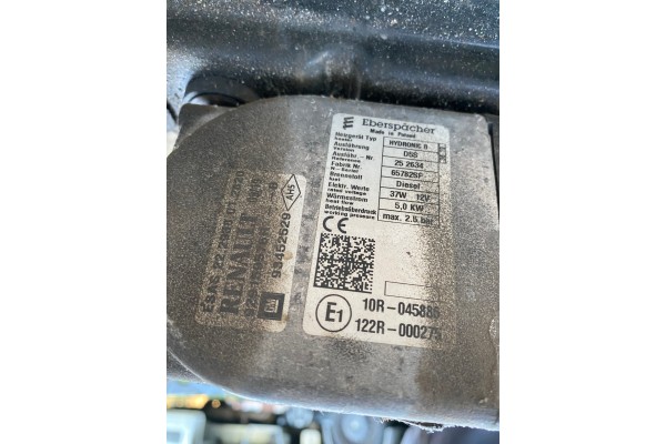 RENAULT TRAFIC III 929159576R WEBASTO OGRZEWANIE POSTOJOWE Catalog number of the part r t we