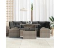 Sada zahradnich pohovek s polstarem 7 pcs Seda Poly Ratan Seda 3357312 Catalog number of the part 3357312