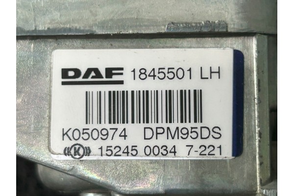 HANDBRAKE VALVE DAF XF 106 1845501 KNORR BREMSE DPM95DS K050974 Catalog number of the original 1845501 2231929