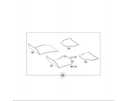 VELOUR RUGS MERCEDES AMG A B CLA GLA A1766806701 3D16