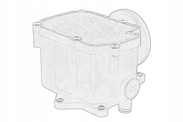 Oil scraper cover crankcase venting 4892871 Part manufacturer Iveco OE
