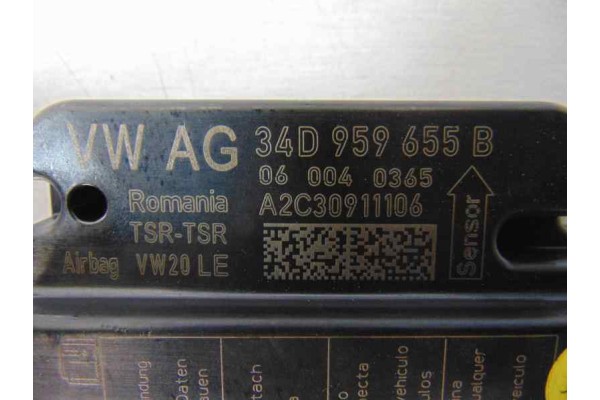 34D959655B CENTRALITA AIRBAG SKODA RAPID SPACEBACK (NH) Active 34D959655B 184561 SKODA - 4