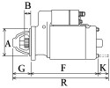 116308 CRG CARGO STARTER Catalog number of the part F032116308