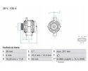ALTERNATOR REG BOSCH Part manufacturer Bosch