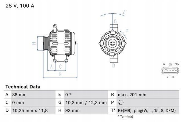 ALTERNATOR REG BOSCH Part manufacturer Bosch