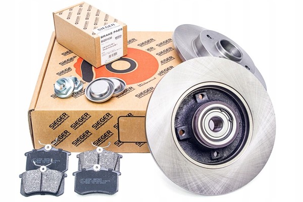 Set of Disc Hub 249mm pads REAR Peugeot 308 I 2007 2014r Part manufacturer Sieger