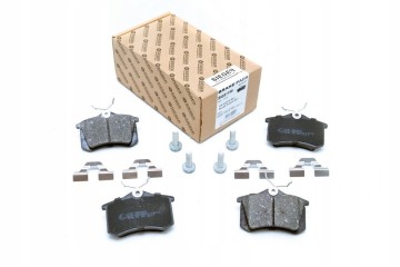 Juego de pastillas y discos con rodamiento traseros 249 mm para Peugeo
