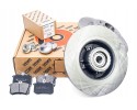 Set of Disc Hub 268mm pads REAR Peugeot 308 I 2007 2014r