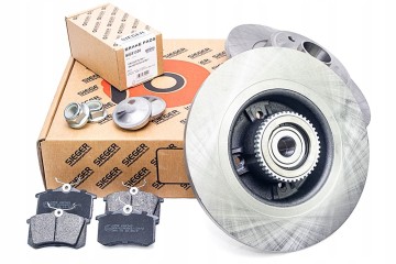 Set of Disc Hub 268mm pads REAR Peugeot 308 I 2007 2014r