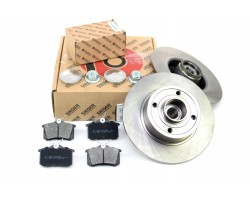 Set of Disc Hub 240mm ABS BEARING Pads REAR Renault MEGANE II