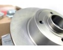 Set of Disc Hub 240mm ABS BEARING Pads REAR Renault MEGANE II Installation side rear