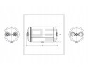 Air tank of pneumatic system 016 229 80A Catalog number of the part 016 229 80A