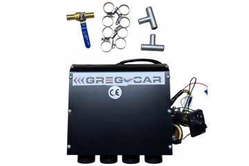 SET BLACK WATER HEATER D4 4 3 KW 12V WITH VALVE