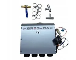 Kit de Calefactor Gris D4 Agua 4,3 kW 12V con Válvula