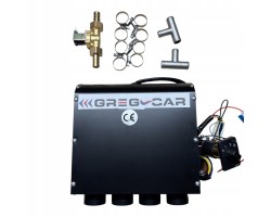 SET BLACK WATER HEATER D4 4 3 KW 12V WITH SOLENOID VALVE