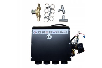 SET BLACK WATER HEATER D4 4 3 KW 12V WITH SOLENOID VALVE