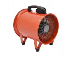 Ventilador Industrial Portátil 320W, 250MM con Conducto de 10M