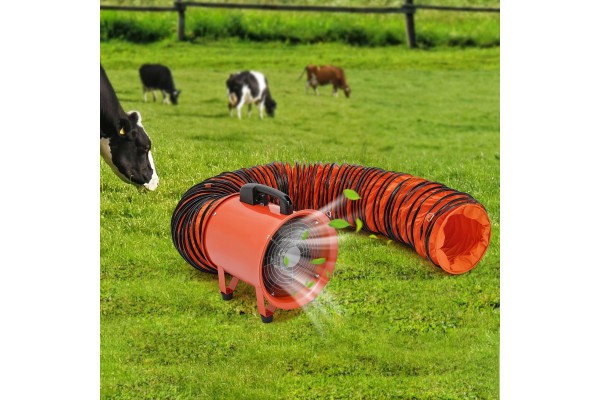 250MM 10M Ventilator Blower Explosion Proof Fan Blower Fan with Duct Hose Packaging status original