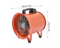 250MM 10M Ventilator Blower Explosion Proof Fan Blower Fan with Duct Hose Product weight with unit packaging 17 kg