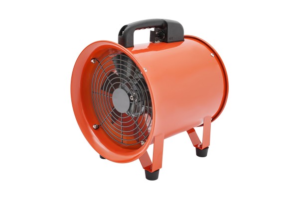 Ventilador Industrial Portátil 320W, 250MM con Conducto de 10M