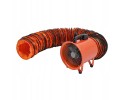 Ventilador Industrial Portátil 320W, 250MM con Conducto de 10M